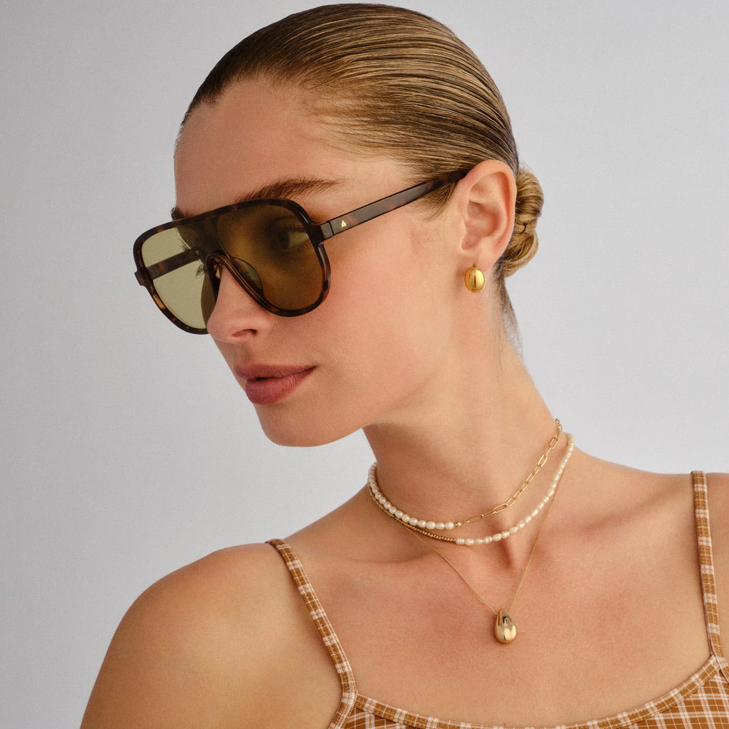 Aire Hydrus Sunglasses (Dark Tort/Sage Tint)