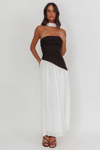 Lea Contrast Maxi Dress