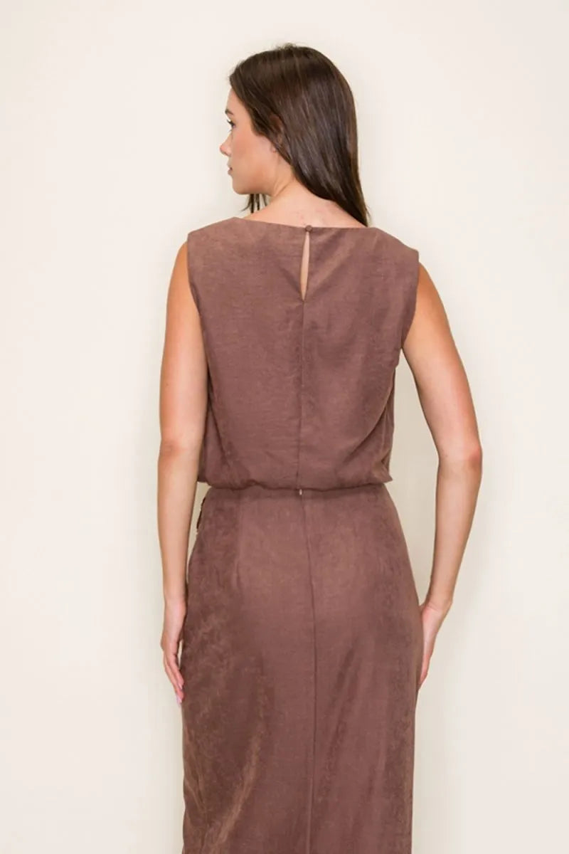 Sonora Suede Bubble Top