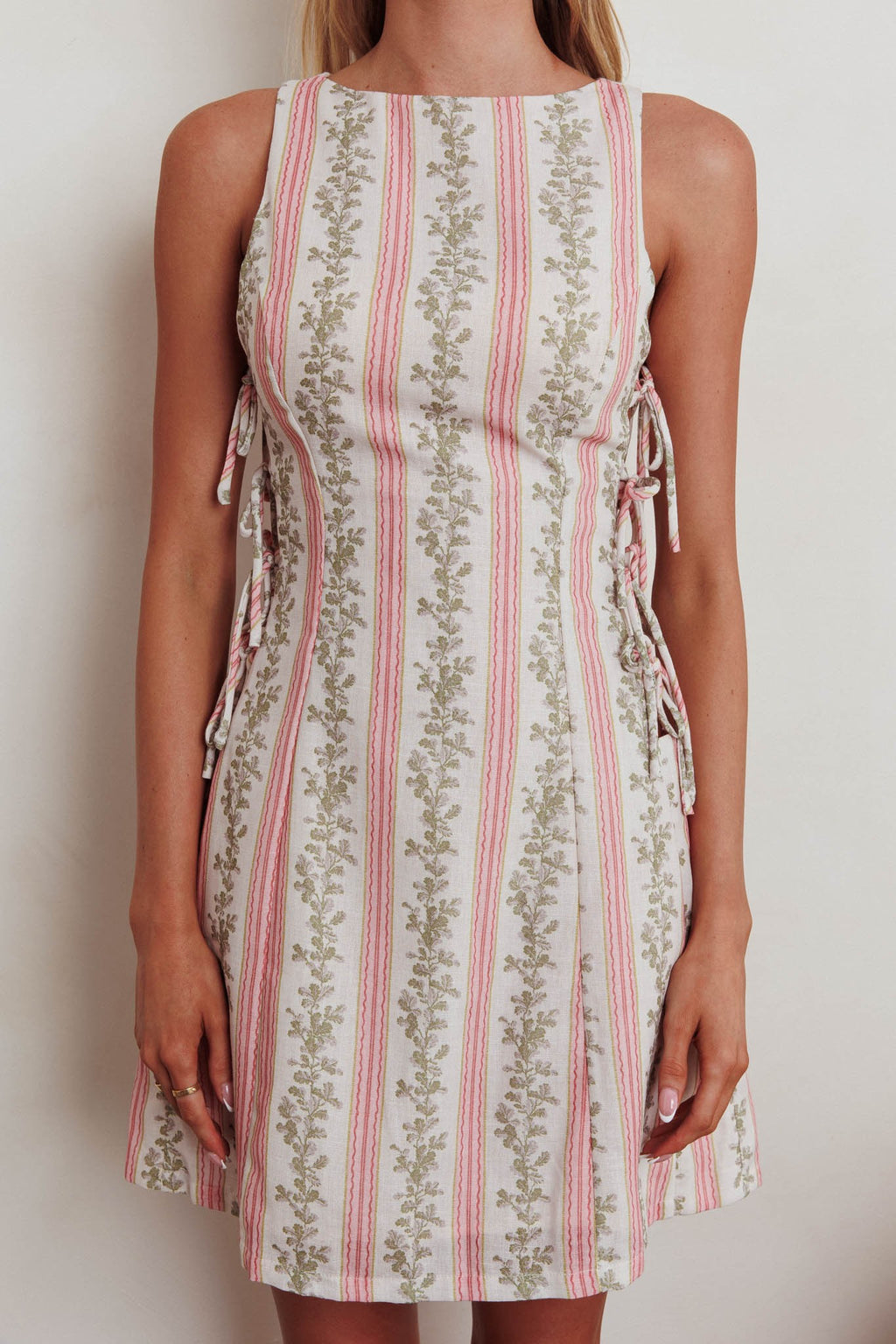 Riviera Vine Stripe Dress