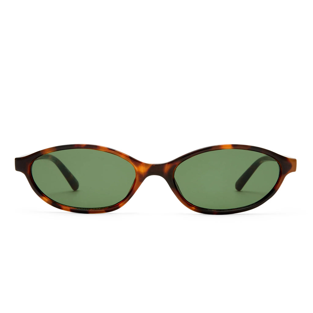 Aire Earthshine Sunglasses (Dark Tort/Green Mono)