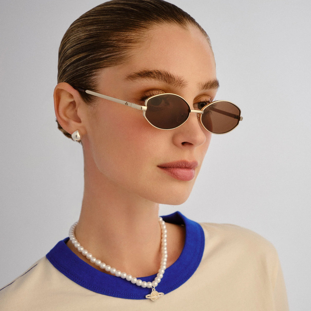 Aire Objective Sunglasses (Gold/Brown Mono)