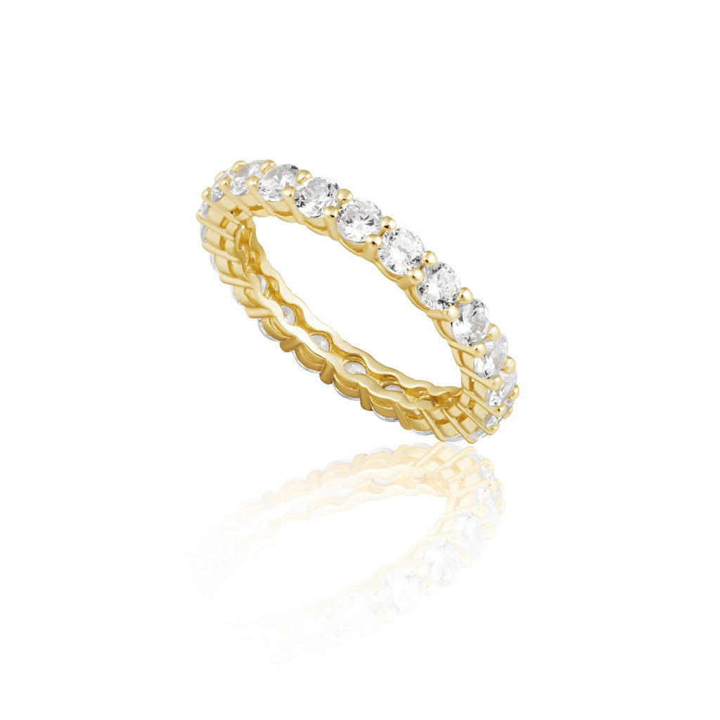 Sahira Round Cut Band (Gold)