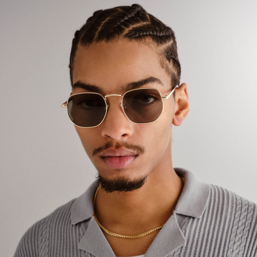 Aire Sagitta Sunglasses (Gold Green Mono)