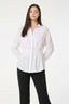 Pleated Waist Long Sleeve Shirt