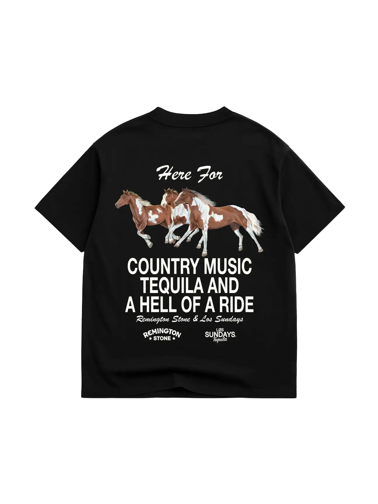 Los Sundays Tequila The Hell of A Ride Tee - Black Secondary image