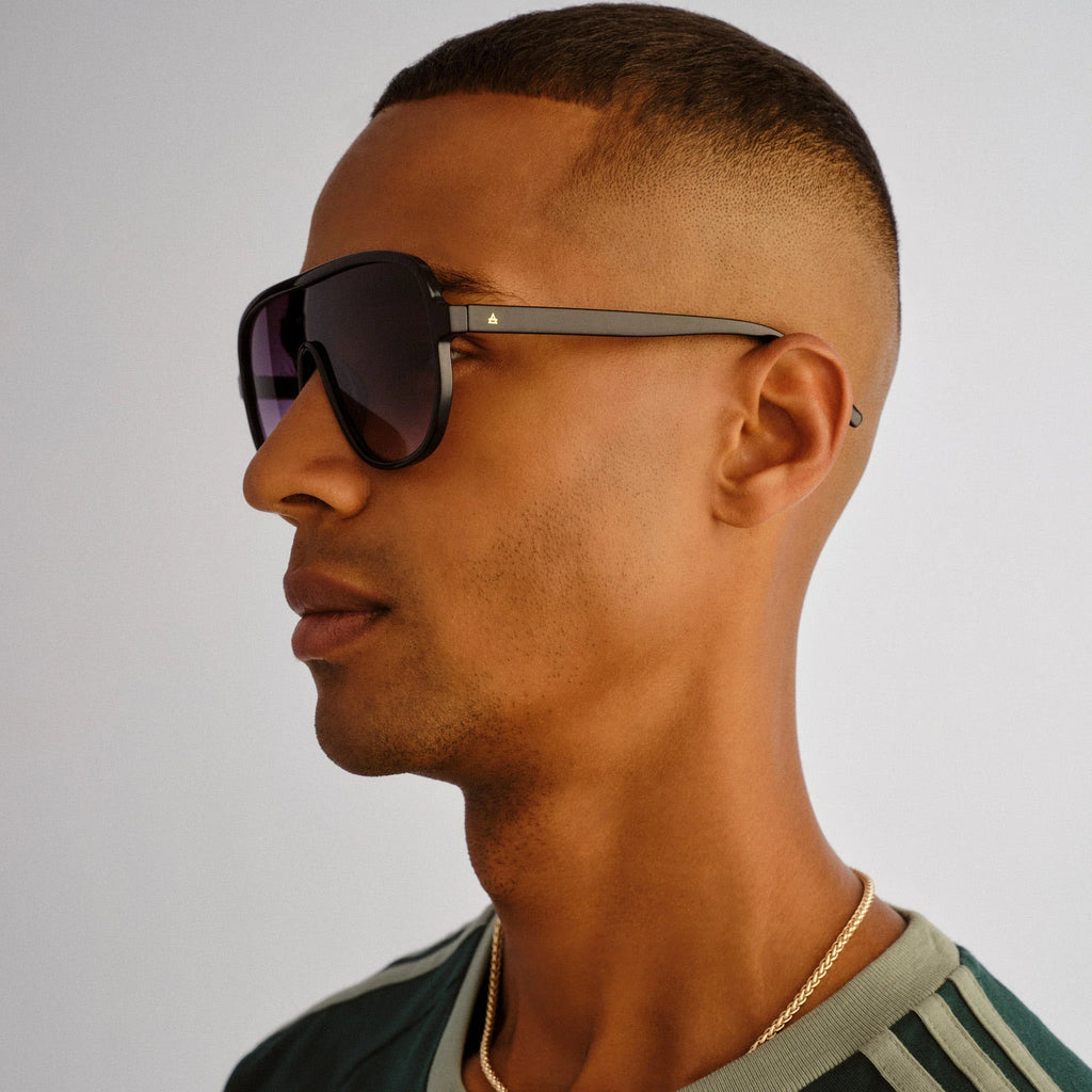 Aire Hydrus Sunglasses (Black/Cool Smoke Grad)