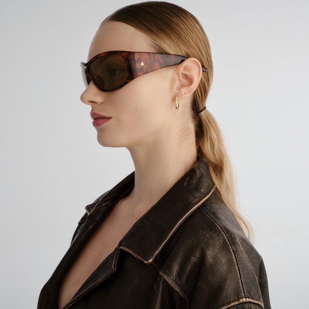 Aire Artemis Sunglasses (Dark Tort/Moss Tint)