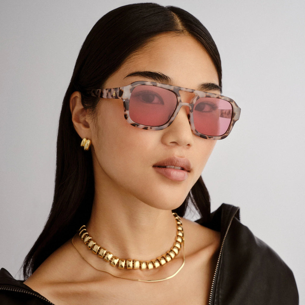 Aire Aquarius Sunglasses (Cookie Tort/ Mulberry Tint)