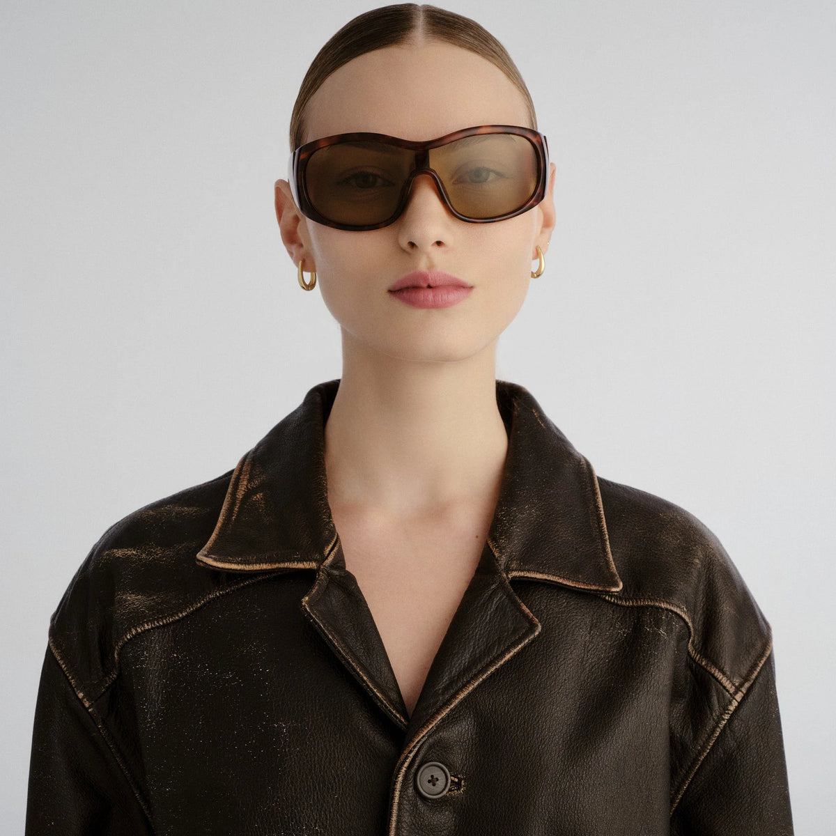 Aire Artemis Sunglasses (Dark Tort/Moss Tint)