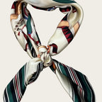 Equestrian Silk-Style Bandana