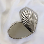 Seashell Silver Pocket Mirror
