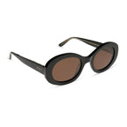 Diff Eyewear Lainey Sunglasses (Black + Brown Polarized)