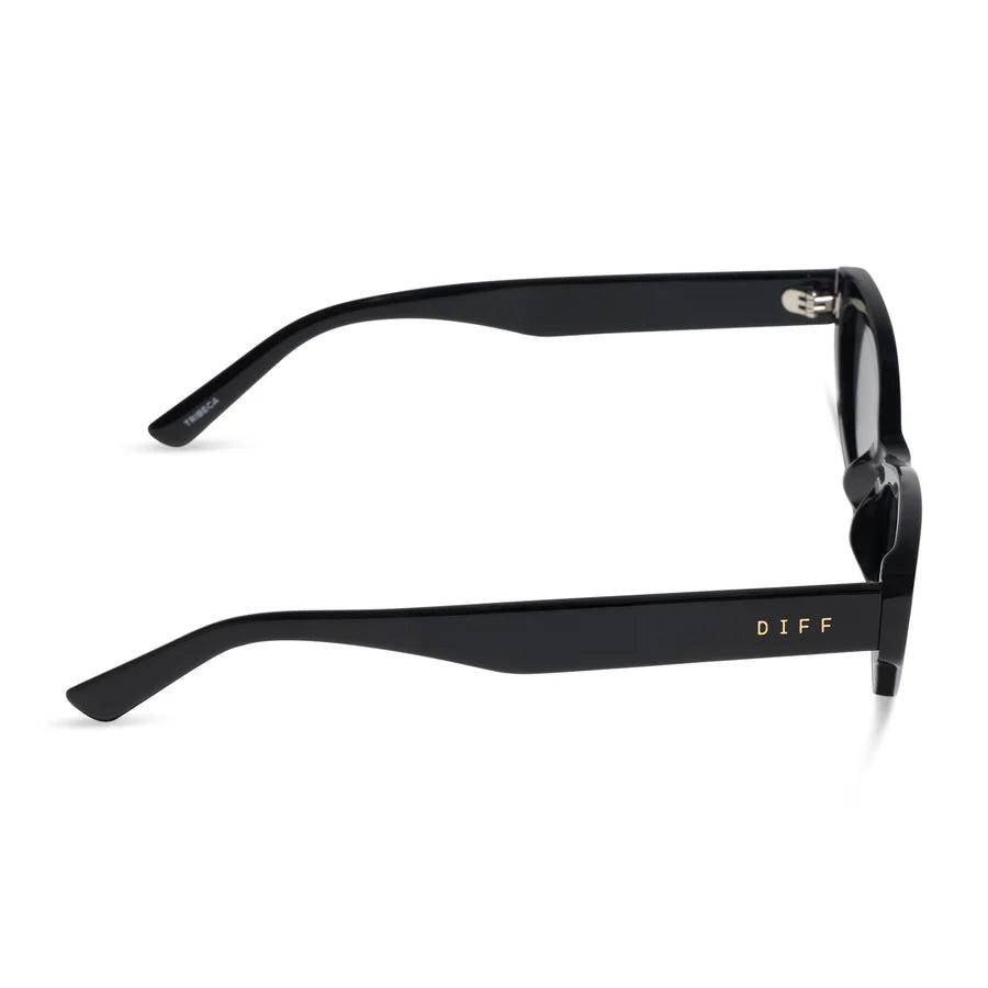 Diff Eyewear The Tribeca Sunglasses ((Acetate Cateye) Black)
