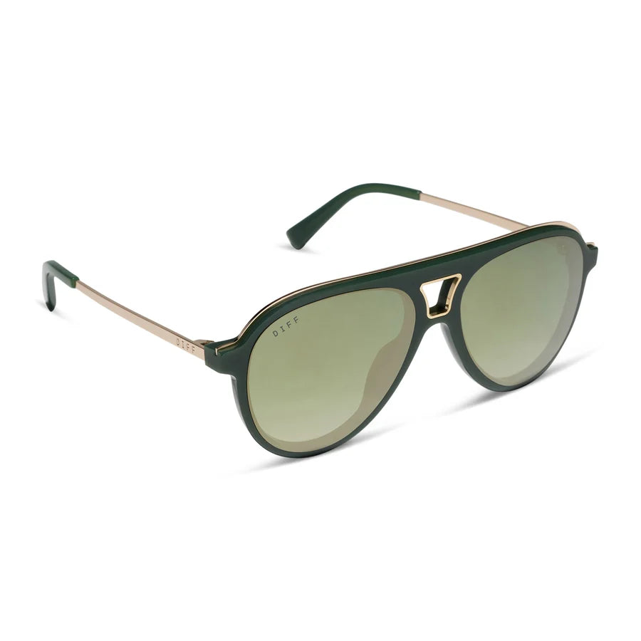 Diff Eyewear Tosca IIi Sunglasses (Fairway Green)