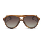 Diff Eyewear Tosca IIi Sunglasses (Tawny Tortoise + Brown Gradient Polarized)