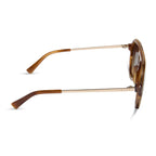 Diff Eyewear Tosca IIi Sunglasses (Tawny Tortoise + Brown Gradient Polarized)