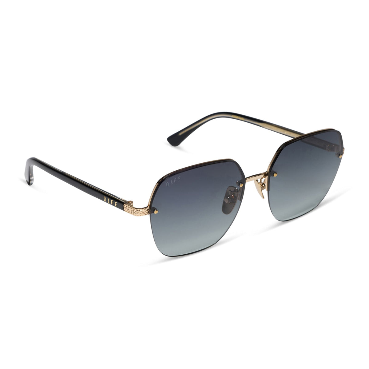 Diff Eyewear Wildflower Sunglasses (Black)