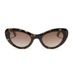 Diff Eyewear Zaria Sunglasses (Espresso Tortoise + Brown Gradient)