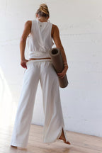 Free People Hot Shot V-Neck Set (Ivory)