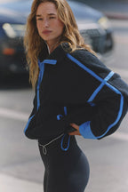 Free People Movement Mountain High Fleece Jacket (Black Combo)