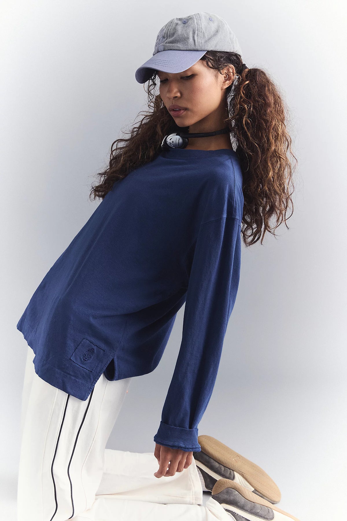 Free People Movement Hustle Layer (True Navy)