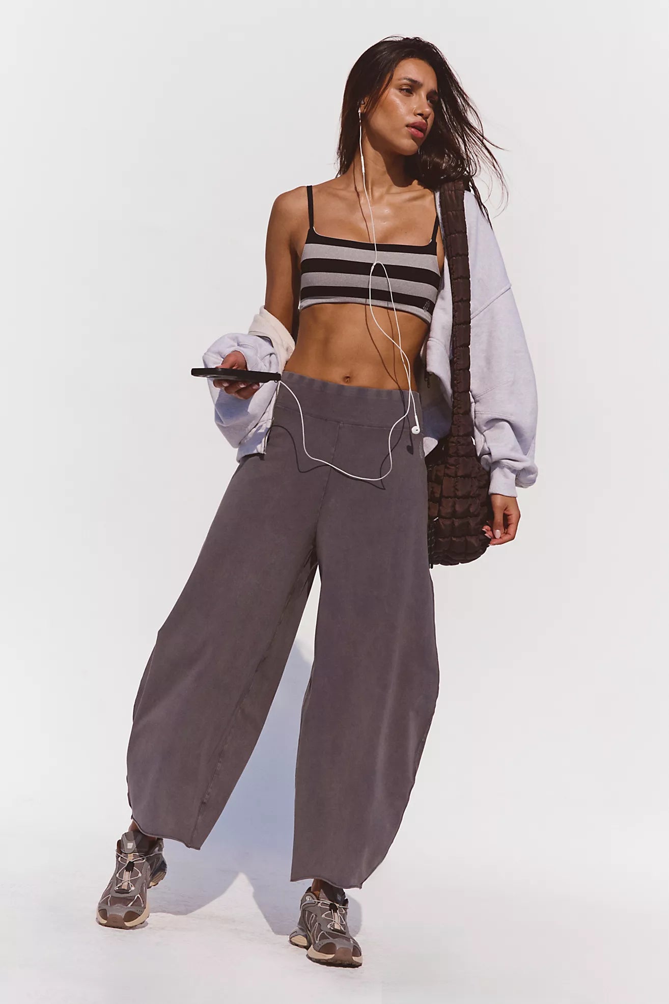 Free People Hot Shot Easy Pants (Vintage Black)
