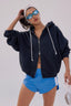 Free People Final Call Zip-Up Hoodie