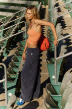 Free People Hot Shot Easy Pants (True Navy)