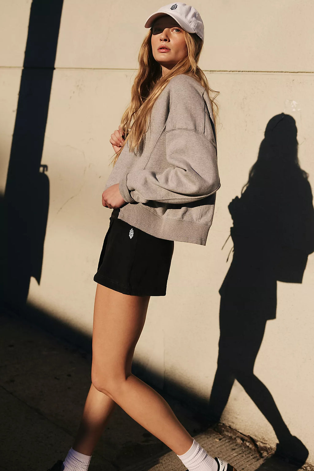 Free People Movement Hot Shot Mini Skort (Black)