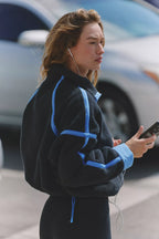 Free People Movement Mountain High Fleece Jacket (Black Combo)
