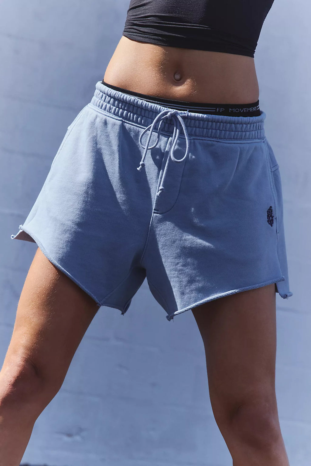 Free People Movement Knockout Sweat Shorts (Dark Slate)