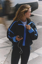 Free People Movement Mountain High Fleece Jacket (Black Combo)