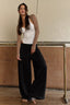 Free People Sweat Equity Convertible Pants (Black)