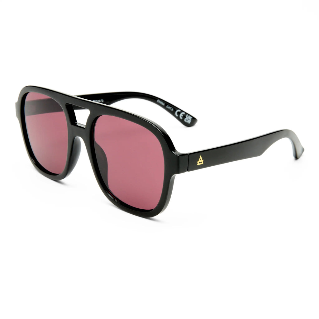 Aire Whirlpool Sunglasses (Black Rust Tint)