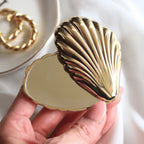 Seashell Gold Pocket Mirror