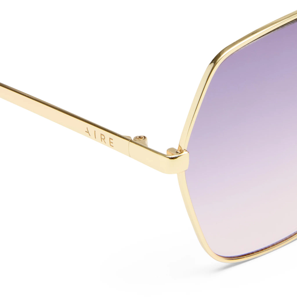 Aire Celestine Sunglasses (Gold Cookie Tort Tint)