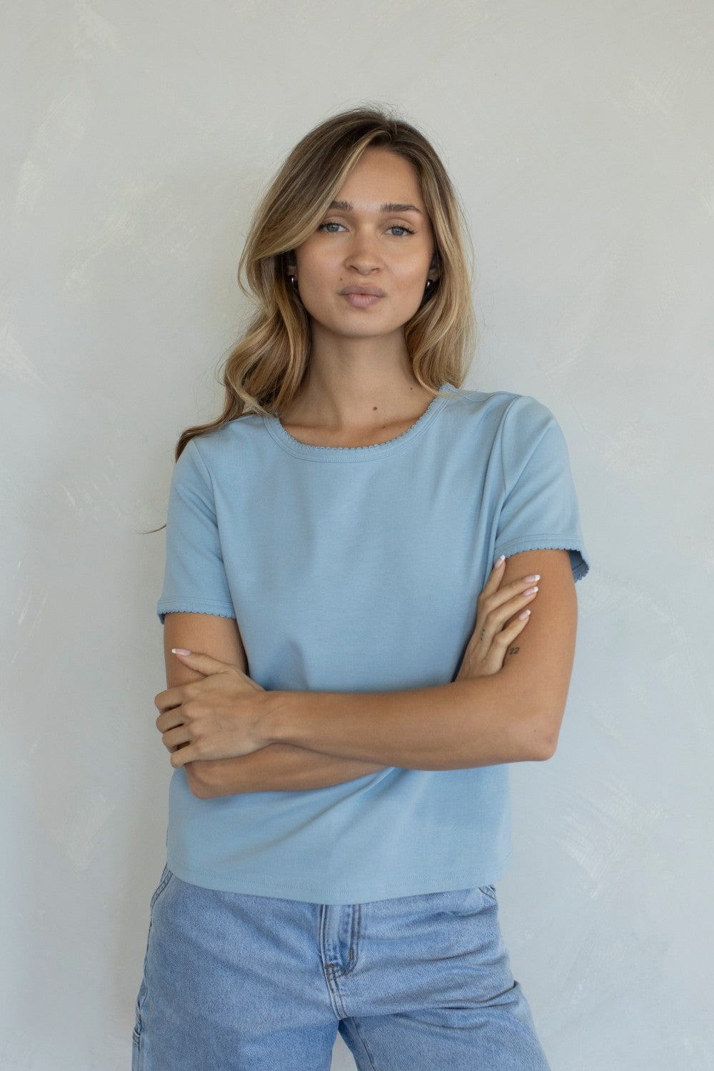 Stella Tee (Dusty Blue)