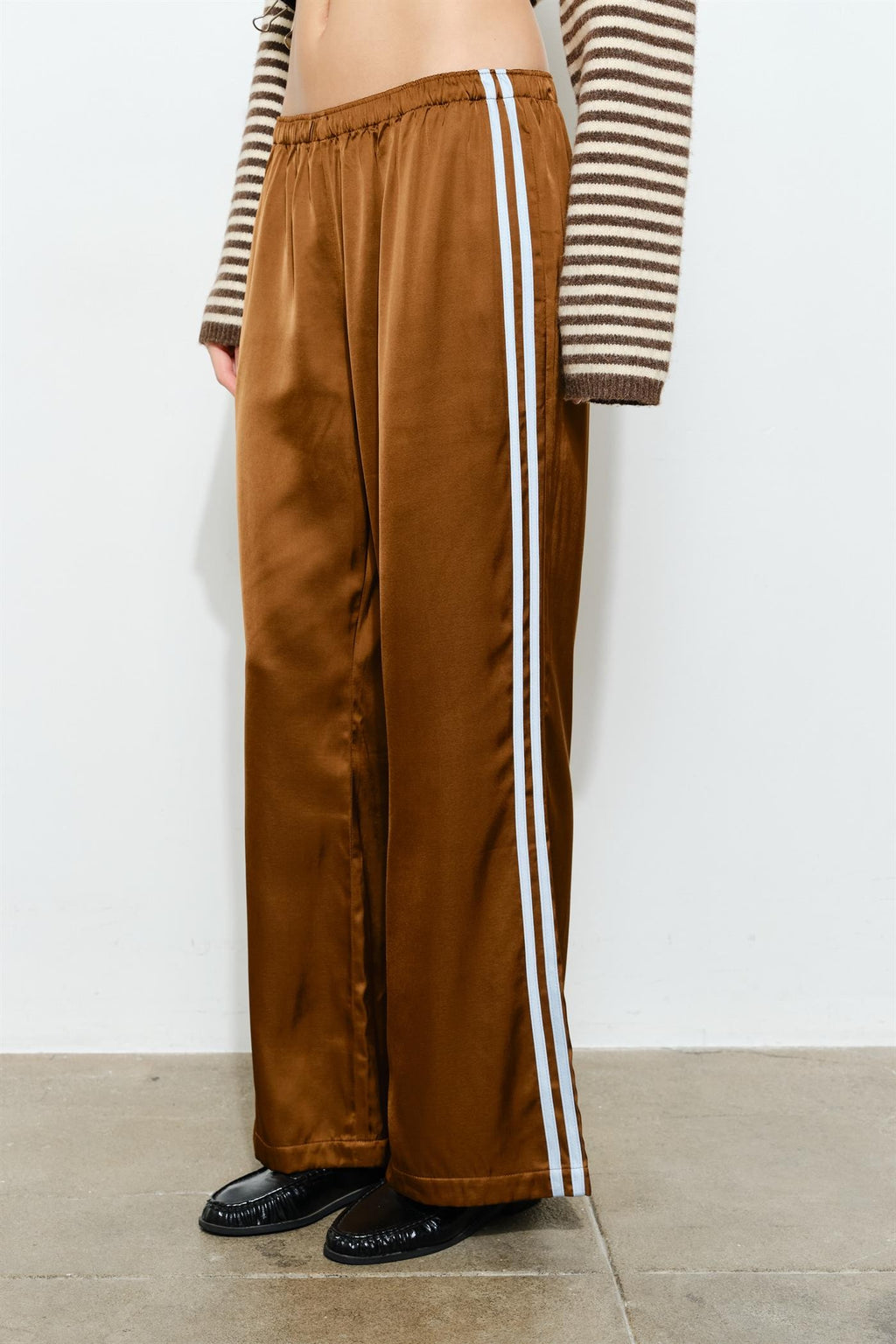 Fiona Satin Track Pants