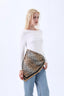 Classic Leopard Print Silk Scarf (Khaki)