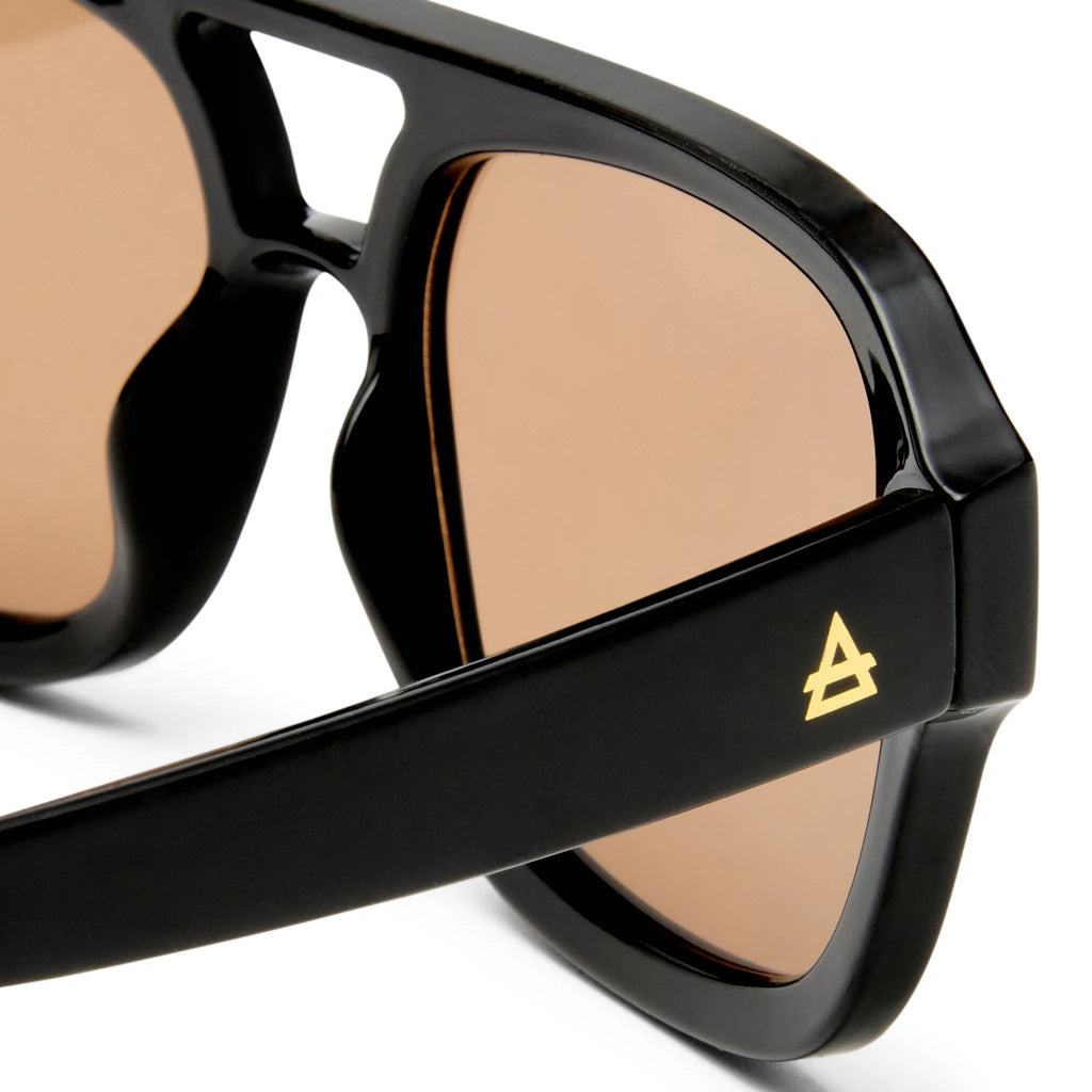 Aire Aquarius Sunglasses (Black/Tan Tint)