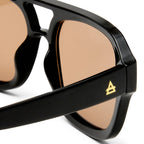 Aire Aquarius Sunglasses (Black/Tan Tint)