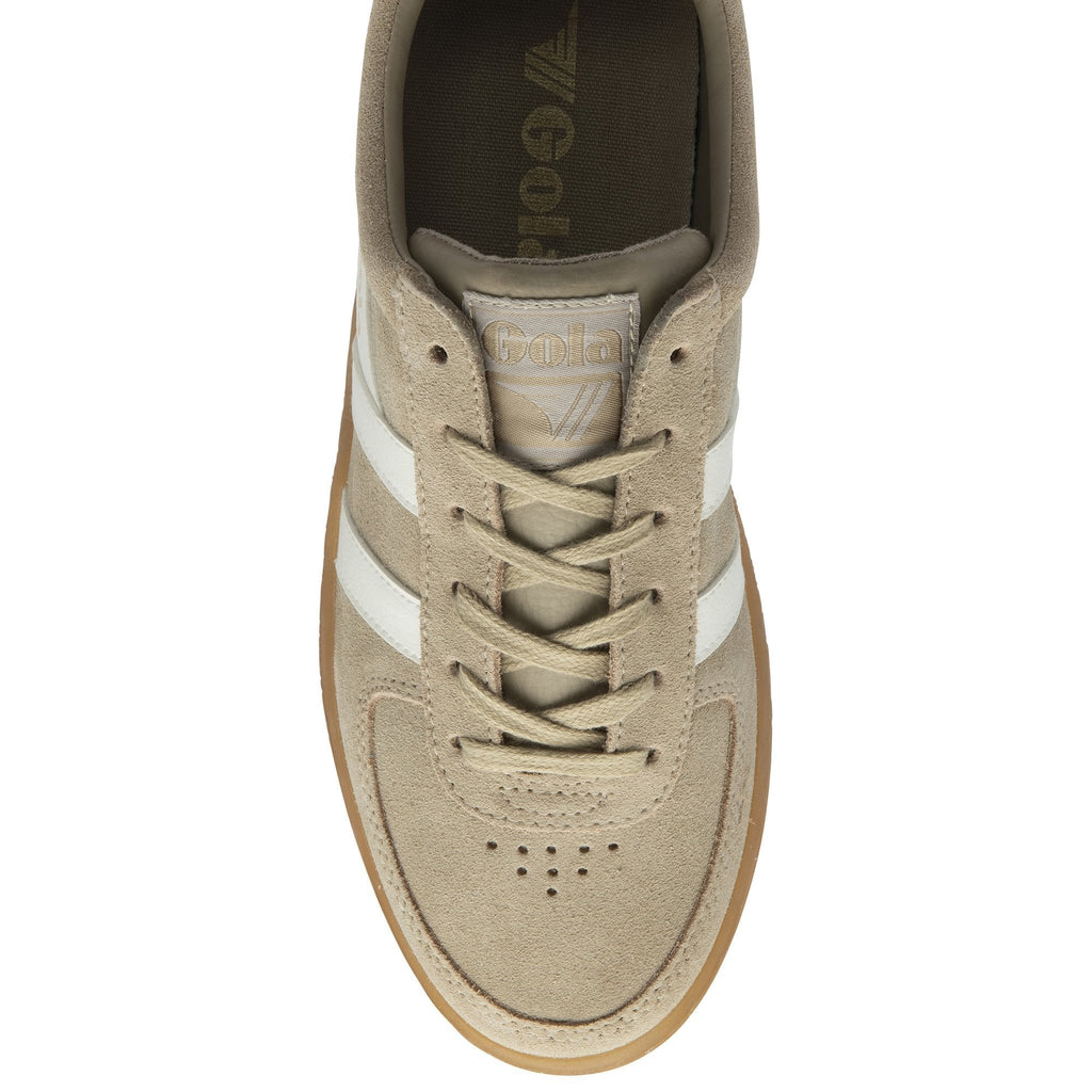 Gola Grandslam Suede Sneaker (Bone/OW/Gum)