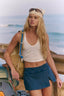 Free People Movement Hot Shot Mini Skort (True Navy)
