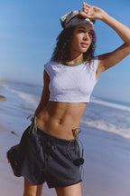 Free People Movement Knock Out Shorts (Black)