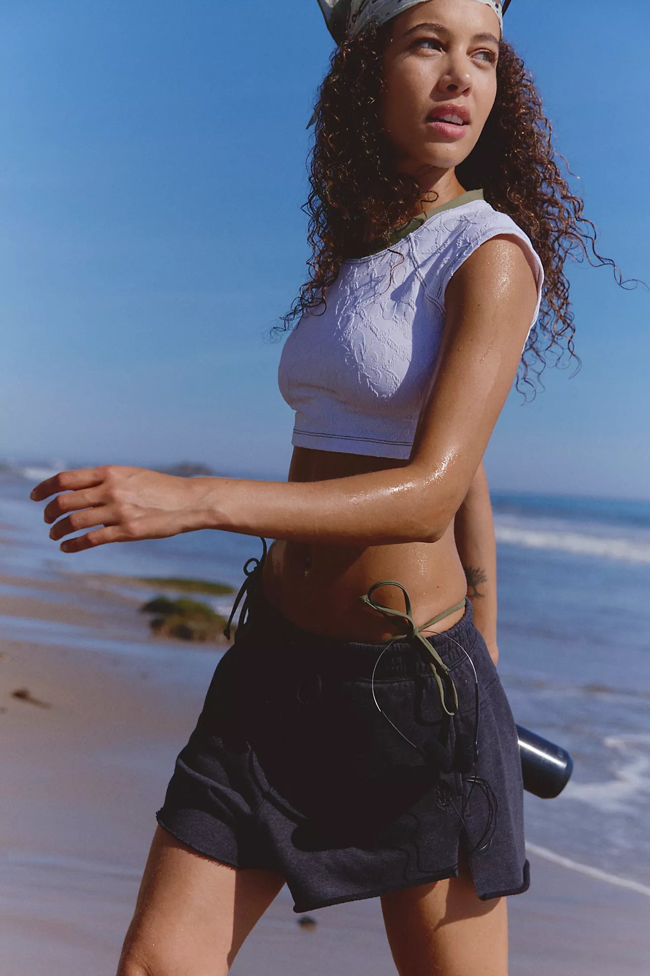 Free People Movement Knock Out Shorts (Black)