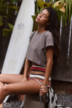 Free People Hot Shot Tee (Pewter)