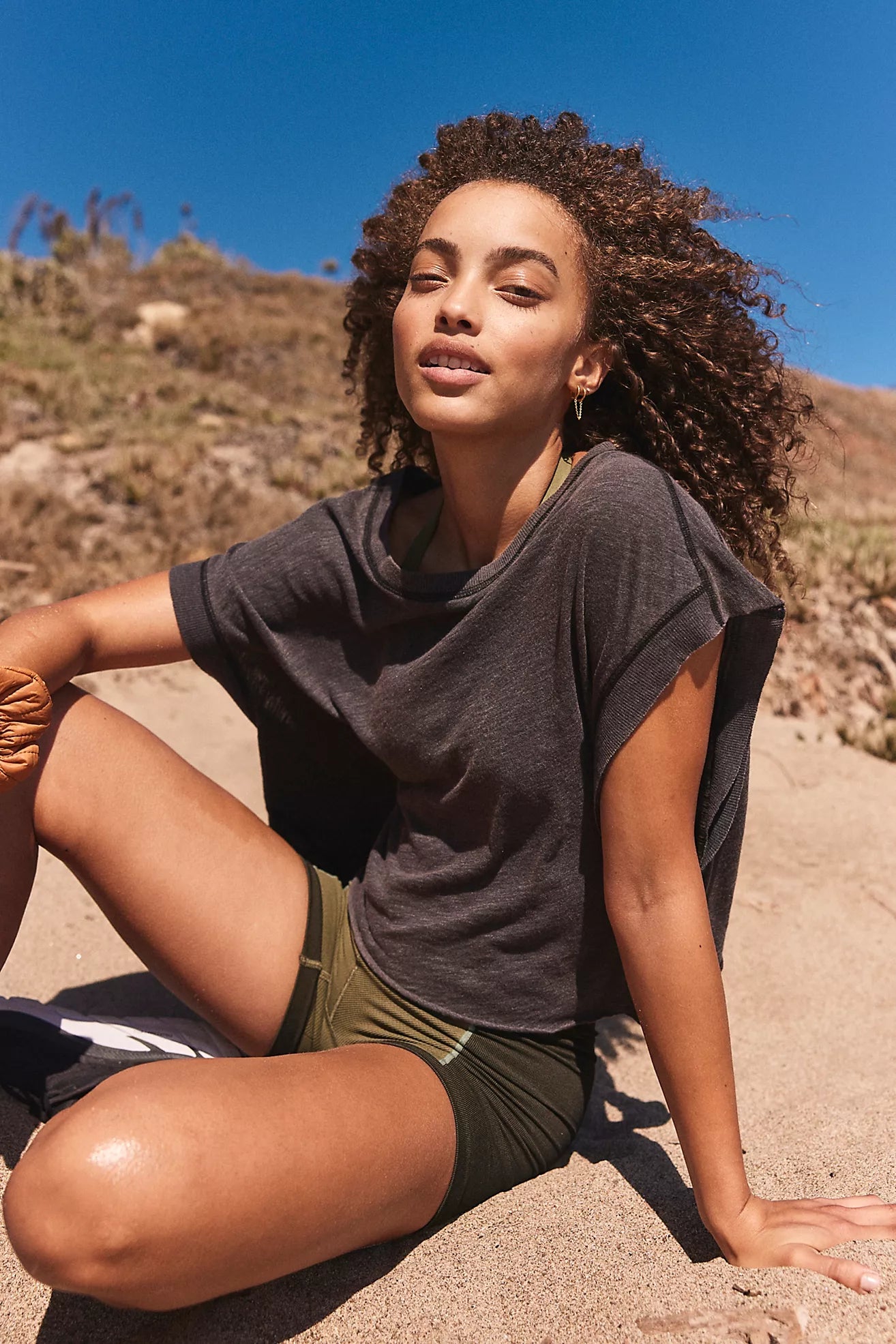 Free People Movement My Time Tee (Black)