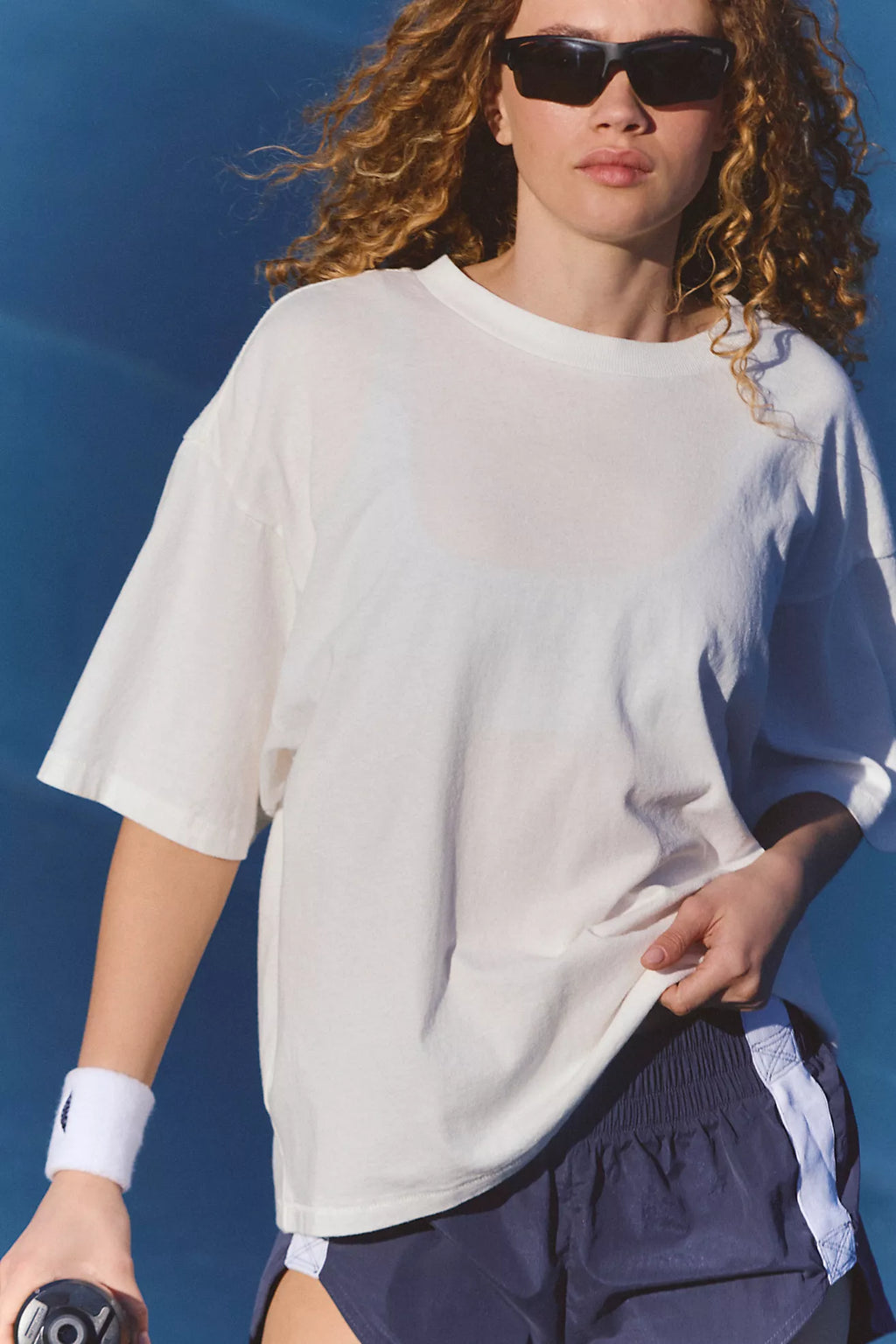 Free People Movement Tackle Tee (White)
