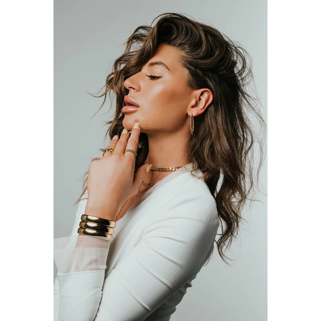 Sahira Jewelry Liza Bangle (Gold)